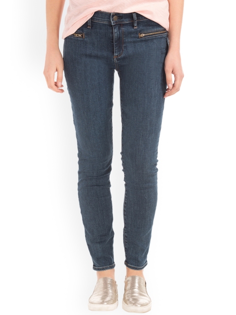 GAP Women Blue Regular Fit Mid-Rise Jeans