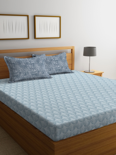 Portico New York Blue & White Graphic Flat 144 TC Cotton 1 King Bedsheet with 2 Pillow Covers
Portico New York Blue & White Graphic Flat 144 TC Cotton 1 King Bedsheet with 2 Pillow Covers