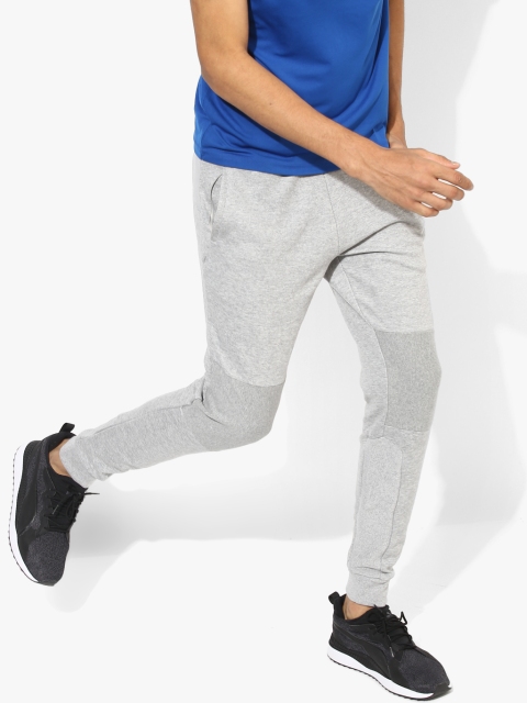 Grey Running Track Pants