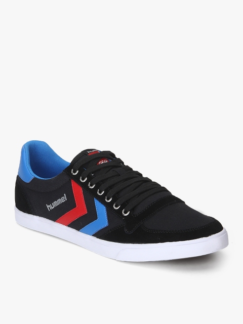 hummel Unisex Black Sneakers