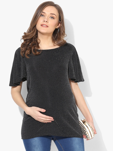 Black Embellished Blouse