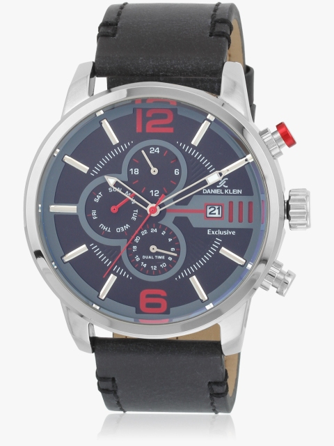 Daniel Klein Men Black Analogue Watch