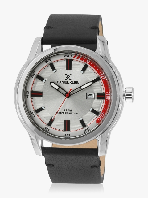 Daniel Klein Men Silver-Toned Analogue Watch DK11490