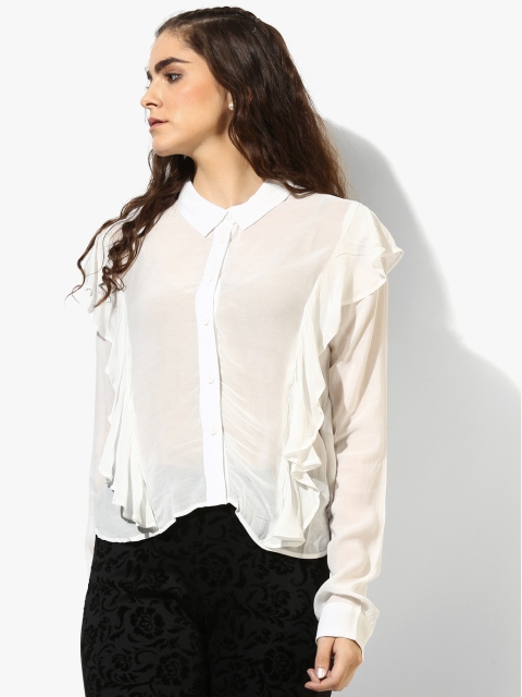White Solid Shirt