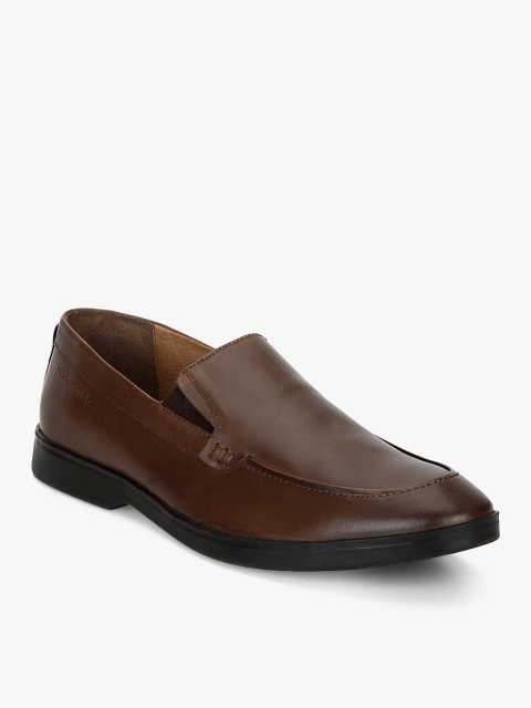 Hush Puppies Men Brown Formal Slip-ons