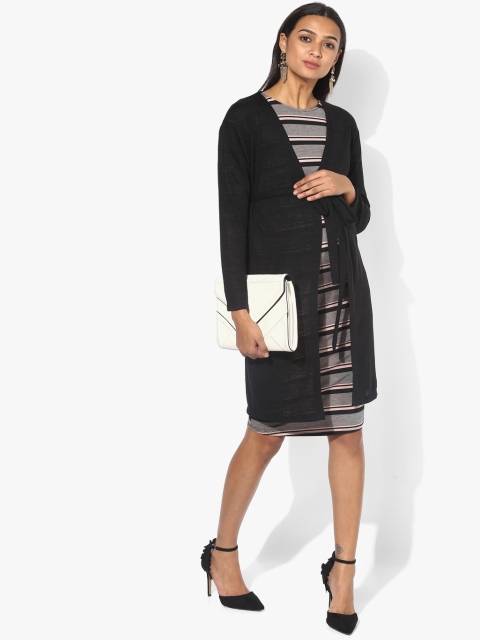 Black Textured Shrug