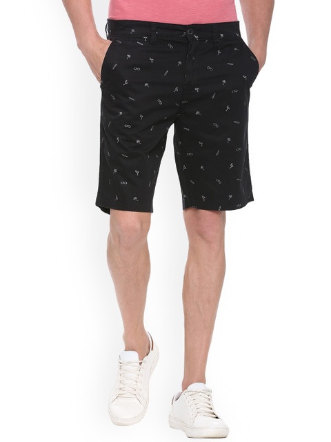 People Men Black Printed Regular Fit Regular Shorts
People Men Black Printed Regular Fit Regular Shorts