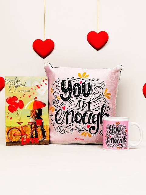 Archies Love Gifts Valentines Day Special Mug & Cushion + Greeting Card - Pack of 3, Multi
Archies Love Gifts Valentines Day Special Mug & Cushion + Greeting Card - Pack of 3, Multi