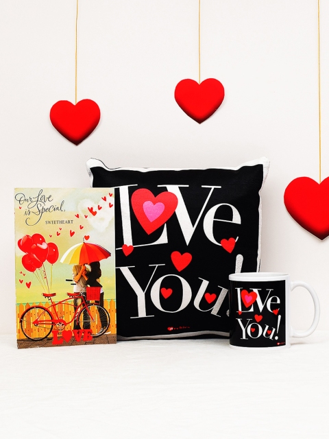 Archies Love Gifts Valentines Day Special Mug & Cushion + Greeting Card - Pack of 3, Multi
Archies Love Gifts Valentines Day Special Mug & Cushion + Greeting Card - Pack of 3, Multi