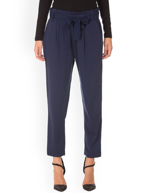 Cherokee Women Navy Blue Regular Fit Solid Regular Trousers
Cherokee Women Navy Blue Regular Fit Solid Regular Trousers