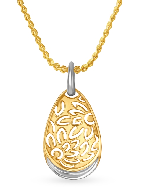 Mia by Tanishq 14KT Yellow Gold Pendant