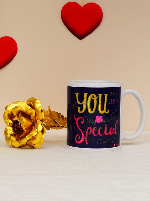 Archies Love Gifts Black Printed Ceramic Set