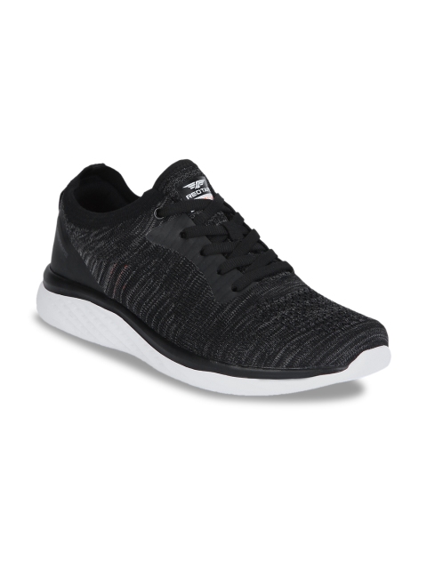 Red Tape Men Black Walking Shoes