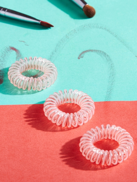 HAIR DRAMA COMPANY Set of 3 Pink Spiral Hairband