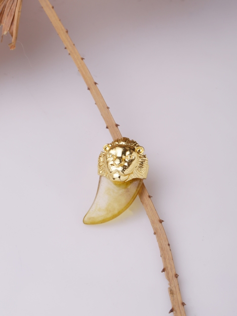 Dare by Voylla Men Gold-Plated Handcrafted Pendant