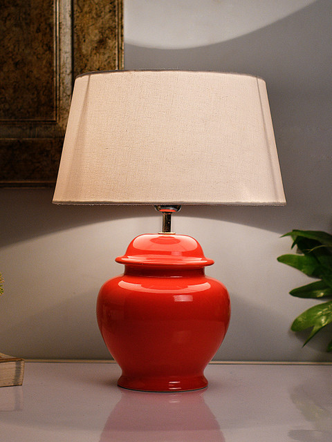 Homesake Orange Solid Handcrafted Table Lamp with Shade
Homesake Orange Solid Handcrafted Table Lamp with Shade