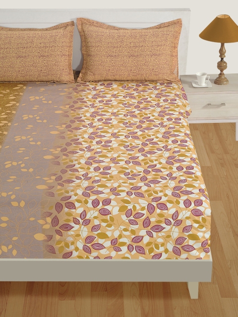 SWAYAM Multicoloured Floral Flat 144 TC Cotton 1 King Bedsheet with 2 Pillow Covers, Multi
SWAYAM Multicoloured Floral Flat 144 TC Cotton 1 King Bedsheet with 2 Pillow Covers, Multi