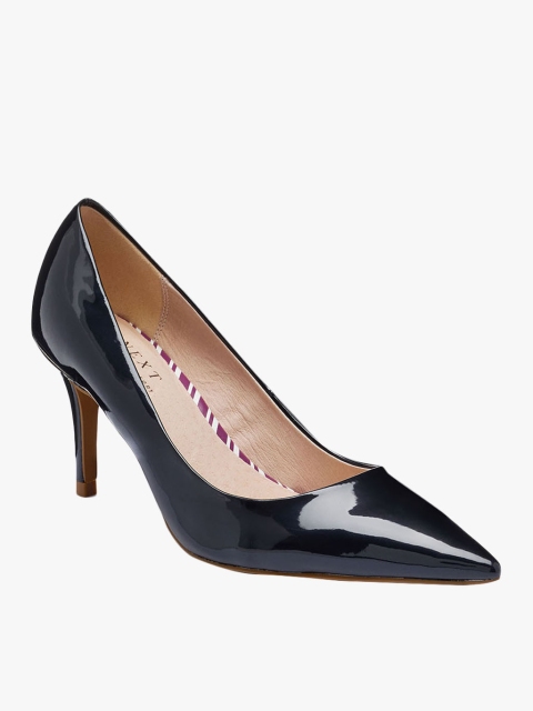 next Women Navy Blue Solid Pumps
