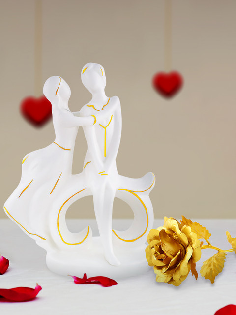 Archies Multicoloured Combo of Love Figurine & Rose, Multi
Archies Multicoloured Combo of Love Figurine & Rose, Multi