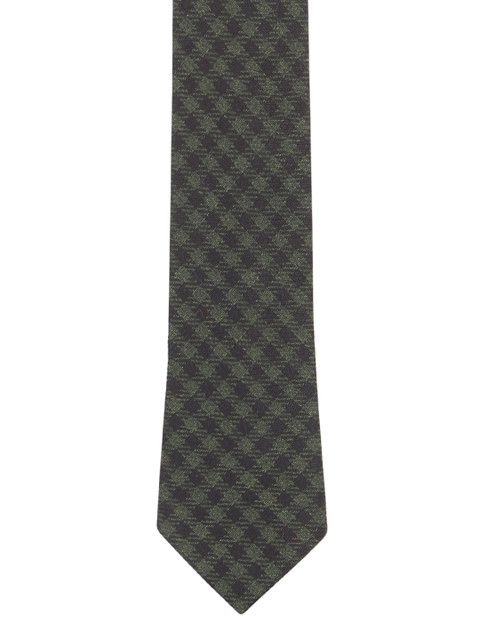 Blacksmith Green Checked Skinny Tie
Blacksmith Green Checked Skinny Tie