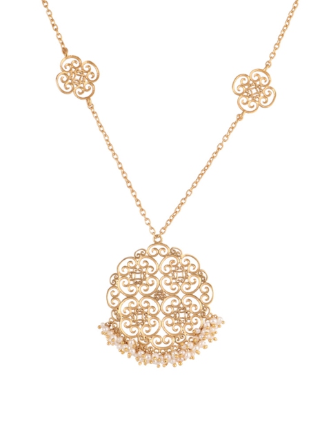 Zariin Jewelery Gold-Plated Handcrafted Necklace
