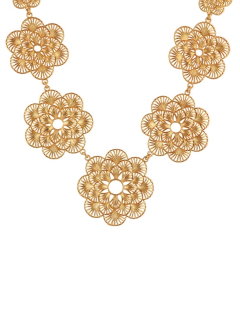 Zariin Jewellery Gold-Plated Handcrafted Necklace