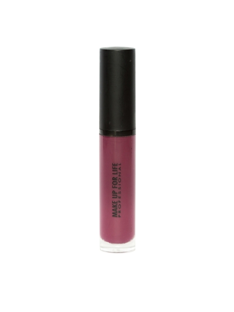 MAKE UP FOR LIFE Purple Professional Waterproof 12 Hour Stay Long Lasting Matte Liquid Lipstick 5 gm
MAKE UP FOR LIFE Purple Professional Waterproof 12 Hour Stay Long Lasting Matte Liquid Lipstick 5 gm