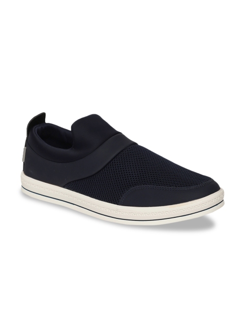 Flying Machine Men Navy Blue Slip-On Sneakers