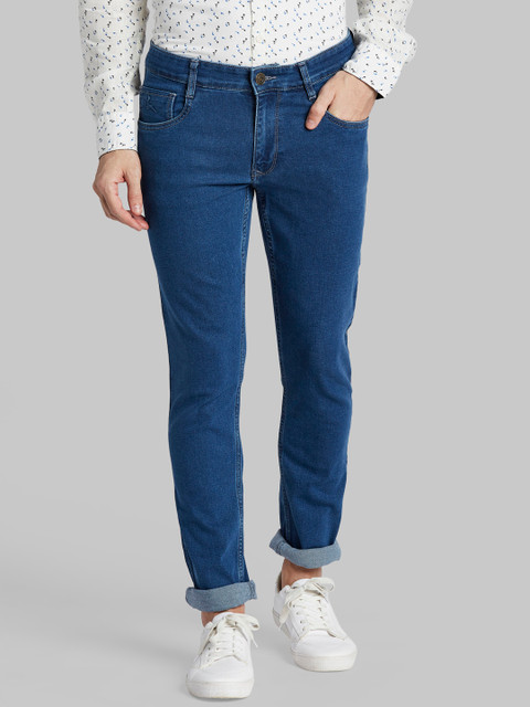 Parx Men Blue Regular Fit Mid-Rise Clean Look Jeans 
Parx Men Blue Regular Fit Mid-Rise Clean Look Jeans