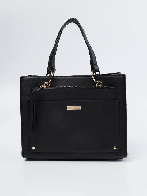 CODE by Lifestyle Black Solid Shoulder Bag