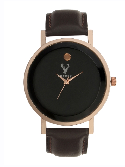 Hobforestessentials Men Brown Analogue Watch