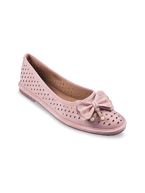 URBANE Women Pink Solid Ballerinas