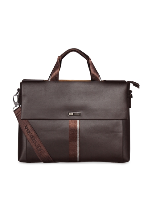 ESBEDA Unisex Brown Solid Laptop Bag