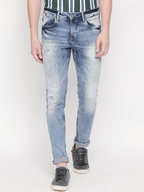 SF JEANS by Pantaloons Men Blue Skinny Fit Low-Rise Low Distress Stretchable Jeans
SF JEANS by Pantaloons Men Blue Skinny Fit Low-Rise Low Distress Stretchable Jeans