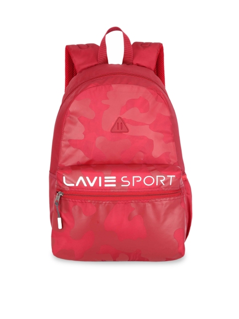 LAVIE SPORT Unisex Red Camouflage Backpack