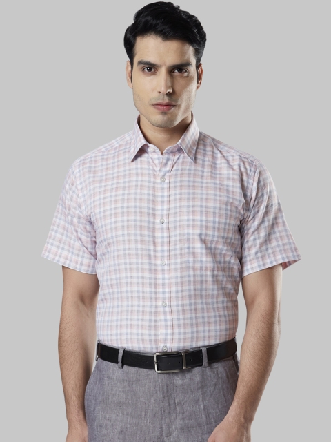 Raymond Men Multicoloured Regular Fit Checked Formal Shirt, Multi