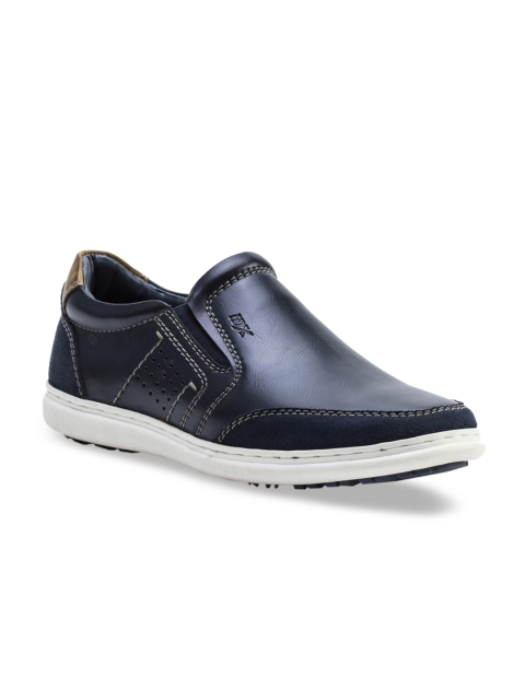 ID Men Blue Slip-On Sneakers