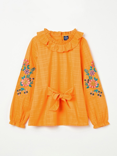 Fame Forever by Lifestyle Girls Yellow Solid Top