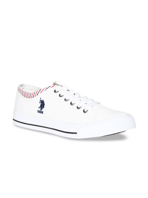 U.S. Polo Assn. Men White Sneakers