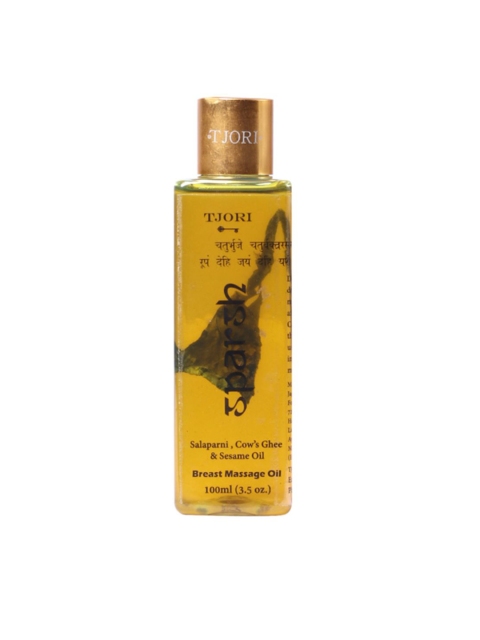 TJORI Unisex Impro Breast Massgae Oil 100ml, Yellow