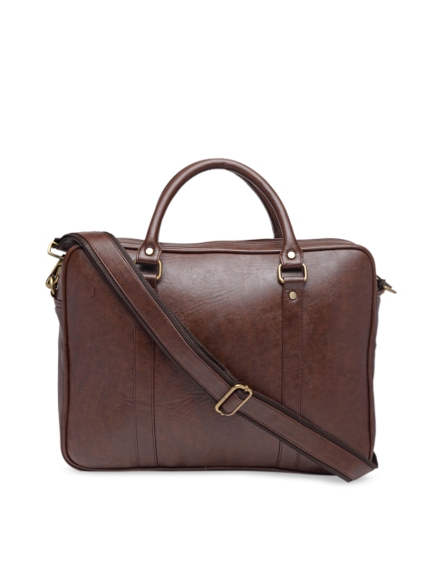 Apsis Unisex Brown Solid Laptop Bag