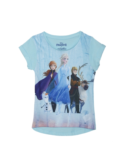 Kids Ville Frozen featured Blue Tshirt for Girls