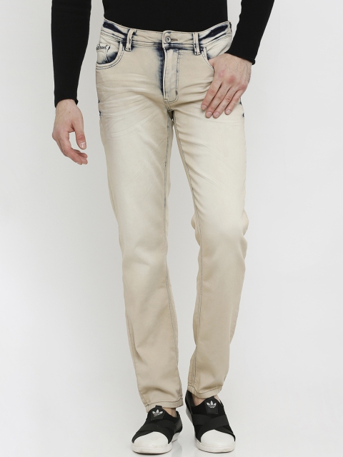 Rex Straut Jeans Men Cream-Coloured Slim Fit Mid-Rise Clean Look Stretchable Jeans
Rex Straut Jeans Men Cream-Coloured Slim Fit Mid-Rise Clean Look Stretchable Jeans