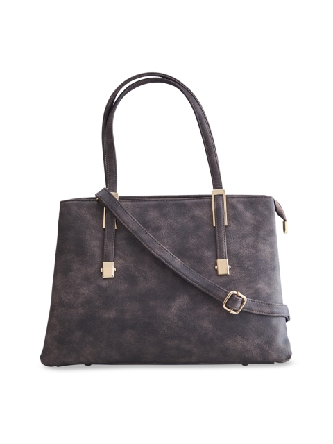 LEGAL BRIBE Brown Solid Handheld Bag