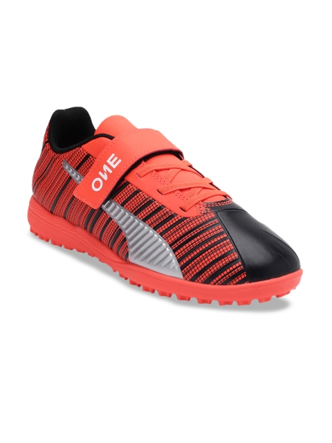 Puma Kids Coral Synthetic ONE 5.4 TT V Jr Football Shoes
