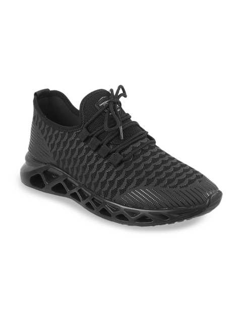 Mochi Men Black Perforation Sneakers