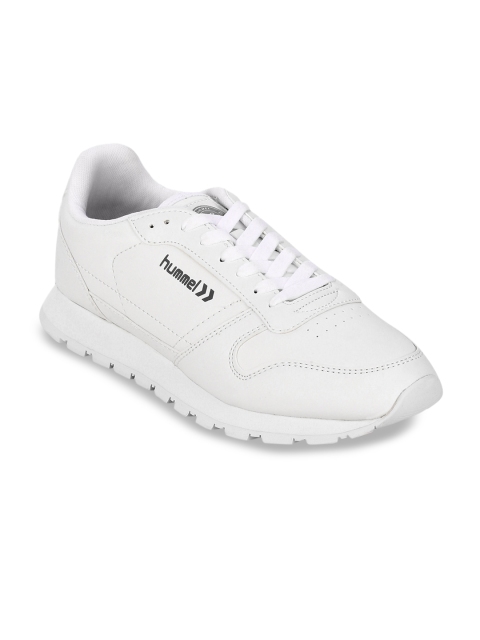 hummel Unisex White Sneakers