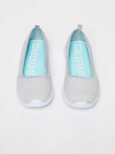 Kappa Girls Grey Slip-On Sneakers