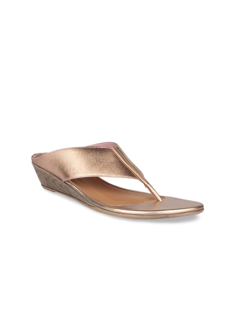 SOLES Women Rose Gold Solid Heels