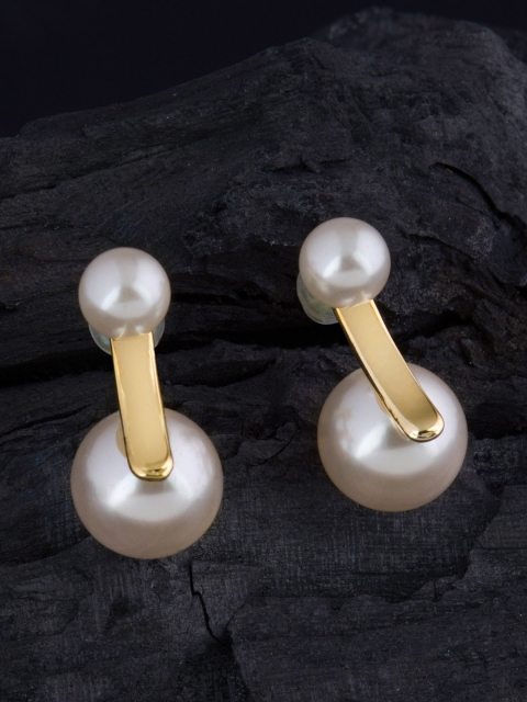 E2O Gold-Plated & Silver-Toned Geometric Studs